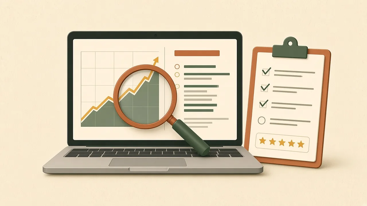 SE Ranking review: dashboard, rankings chart and review checklist